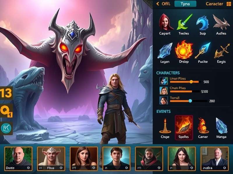 Eon Eternal Saga character customization screen showing diverse options