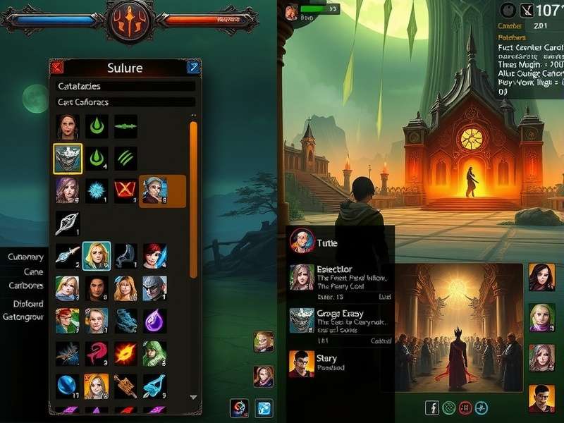 Eon Eternal Saga gameplay screenshot showing character in mystical environment